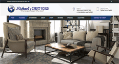 Desktop Screenshot of michaelscarpetworld.com