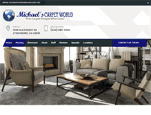 Tablet Screenshot of michaelscarpetworld.com